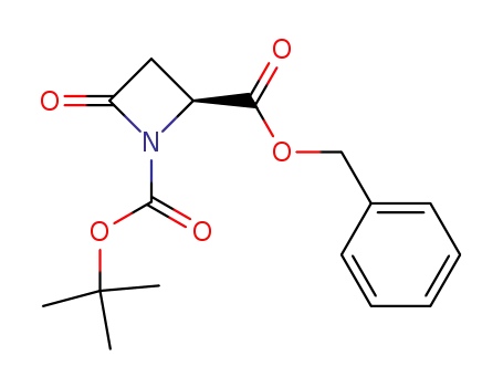 (4S)-benzyl N-(tbutoxycarbonyl)-azetidin-2-one-4-carboxylate