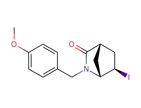 (1R,4S,6R)-6-Iodo-2-(p-methoxybenzyl)-2-azabicyclo<2.2.1>-3-heptanone