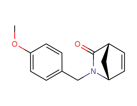 (1R,4S)-2-(p-Methoxybenzyl)-2-azabicyclo<2.2.1>-5-hepten-3-one
