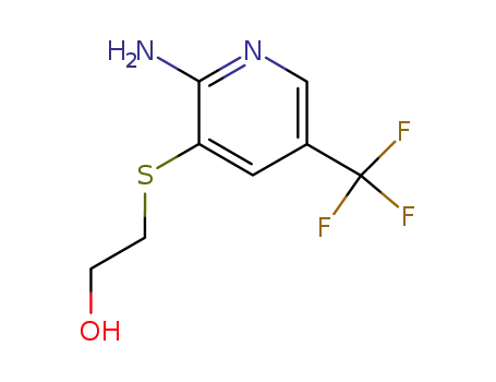 2-<2-amino-5-(trifluoromethyl)pyridin-3-ylsulfanyl>ethanol