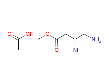 4-Amino-3-imino-butyric acid methyl ester; compound with acetic acid