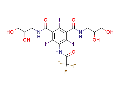 N,N'-bis(2,3-dihydroxypropyl)-2,4,6-triiodo-5-(2,2,2-trifluoroacetamido)isophthalamide