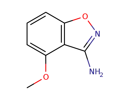 Molecular Structure of 177995-40-3 (4-METHOXY-1,2-BENZISOXAZOL-3-AMINE)