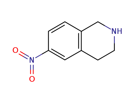 Molecular Structure of 186390-77-2 (6-NITRO-1,2,3,4-TETRAHYDRO-ISOQUINOLINE)