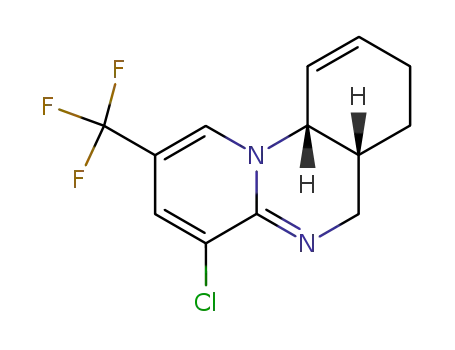 (6aR,10aR)-4-Chloro-2-trifluoromethyl-6a,7,8,10a-tetrahydro-6H-pyrido[1,2-a]quinazoline