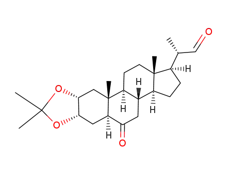 (20S)-2α,3α-isopropylidenedioxy-5α-pregnan-6-one-20-carbaldehyde
