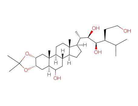 (3S,4R,5R,6S)-6-((1R,3aS,3bS,5aS,6aS,9aR,10aR,10bS,12aS)-5-Hydroxy-8,8,10a,12a-tetramethyl-hexadecahydro-7,9-dioxa-dicyclopenta[a,h]phenanthren-1-yl)-3-isopropyl-heptane-1,4,5-triol
