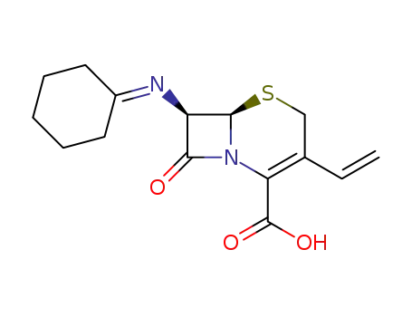 (6R,7R)-7-Cyclohexylideneamino-8-oxo-3-vinyl-5-thia-1-aza-bicyclo[4.2.0]oct-2-ene-2-carboxylic acid