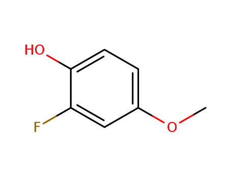 Molecular Structure of 167683-93-4 (2-FLUORO-4-METHOXYPHENOL)