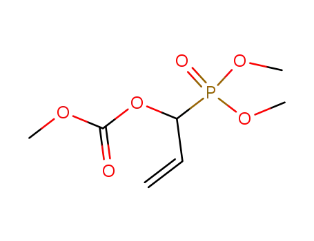 Molecular Structure of 180294-79-5 (Carbonic acid, 1-(dimethoxyphosphinyl)-2-propenyl methyl ester)