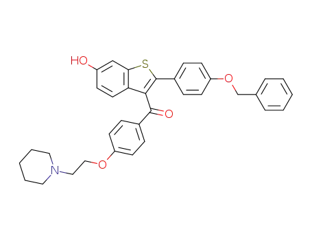 [2-(4-Benzyloxy-phenyl)-6-hydroxy-benzo[b]thiophen-3-yl]-[4-(2-piperidin-1-yl-ethoxy)-phenyl]-methanone