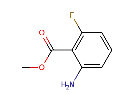 Molecular Structure of 86505-94-4 (METHYL 2-AMINO-6-FLUOROBENZOATE)