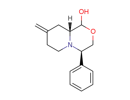 (4R,10R)-8-methylene-4-phenyloctahydropyrido[2,1-c][1,4]oxazin-1-ol