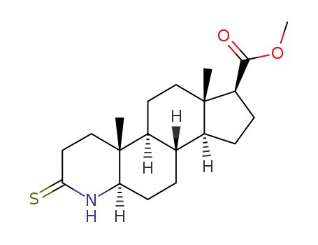 (4aR,4bS,6aS,7S,9aS,9bS,11aR)-4a,6a-Dimethyl-2-thioxo-hexadecahydro-indeno[5,4-f]quinoline-7-carboxylic acid methyl ester