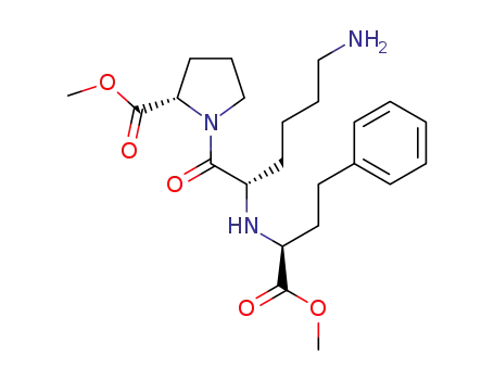 (S)-1-[(S)-6-Amino-2-((S)-1-methoxycarbonyl-3-phenyl-propylamino)-hexanoyl]-pyrrolidine-2-carboxylic acid methyl ester