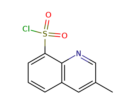 Molecular Structure of 74863-82-4 (3-Methyl-8-quinolinesulphonyl chloride)