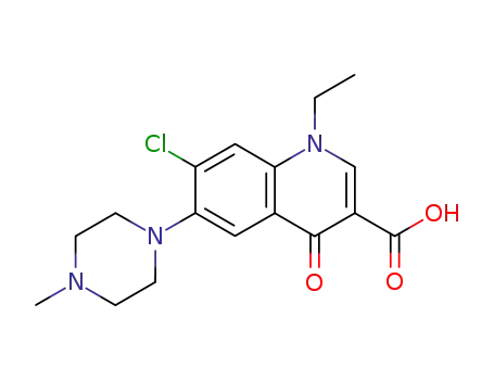 7-Chloro-1-ethyl-6-(4-methyl-piperazin-1-yl)-4-oxo-1,4-dihydro-quinoline-3-carboxylic acid