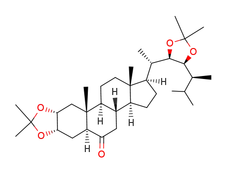 (1R,3aS,3bS,5aS,6aS,9aR,10aR,10bS,12aS)-1-{(S)-1-[(4R,5S)-5-((S)-1,2-Dimethyl-propyl)-2,2-dimethyl-[1,3]dioxolan-4-yl]-ethyl}-8,8,10a,12a-tetramethyl-hexadecahydro-7,9-dioxa-dicyclopenta[a,h]phenanthren-5-one