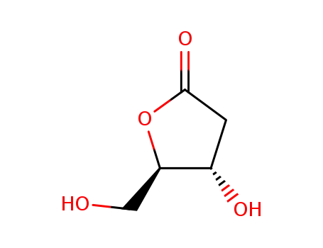 Molecular Structure of 34371-14-7 (2-Deoxy-D-ribonic-1,4-lactone)