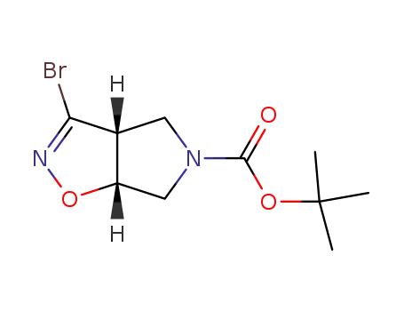 tert-butyl (+/-)-3-bromo-3a,4,6,6a-tetrahydro-5H-pyrrolo[3,4-d]isoxazole-5-carboxylate