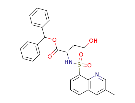 (S)-4-Hydroxy-2-(3-methyl-quinoline-8-sulfonylamino)-butyric acid benzhydryl ester