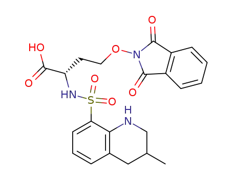 (S)-4-(1,3-Dioxo-1,3-dihydro-isoindol-2-yloxy)-2-(3-methyl-1,2,3,4-tetrahydro-quinoline-8-sulfonylamino)-butyric acid