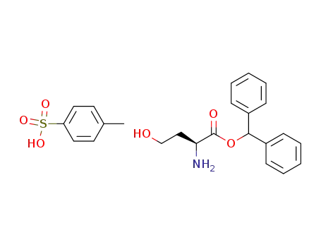 (S)-2-Amino-4-hydroxy-butyric acid benzhydryl ester; compound with toluene-4-sulfonic acid