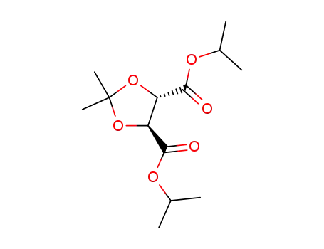 bis(1-methylethyl) (4S,5S)-2,2-dimethyl-1,3-dioxolane-4,5-dicarboxylate