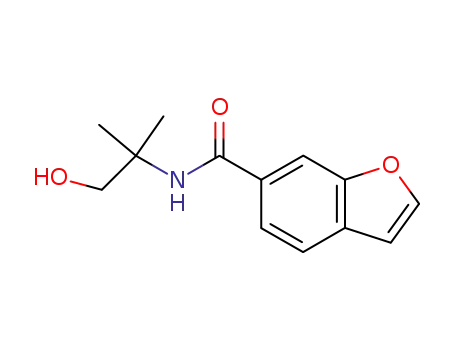 benzofuran-6-carboxylic acid (2-hydroxy-1,1-dimethyl-ethyl)-amide