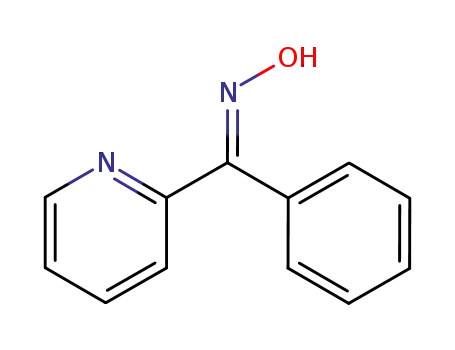 Molecular Structure of 14178-31-5 (Phenyl-2-pyridyl ketoxime, 99%)