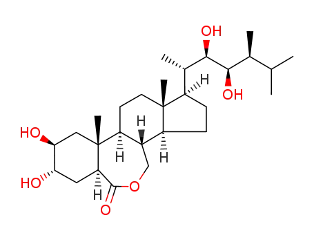 (22R,23R,24S)-2β,3α,22,23-tetrahydroxy-B-homo-7-oxa-5α-ergostan-6-one