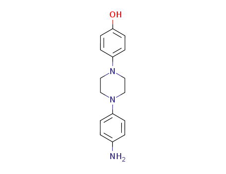 Molecular Structure of 74853-08-0 (1-(4-Aminophenyl)-4-(4-hydroxyphenyl)piperazine)