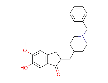 Molecular Structure of 120013-56-1 (6-O-DESMETHYL DONEPEZIL)