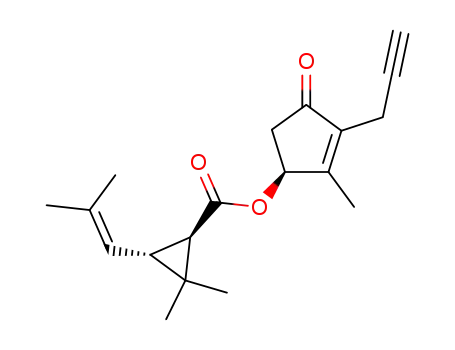 (S)-3-propargyl-2-methyl-4-oxocyclopent-2-enyl (1R,3R)-2,2-dimethyl-3-(2-methylprop-1-enyl)cyclopropanecarboxylate