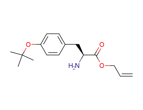 Molecular Structure of 267001-22-9 (L-Tyrosine, O-(1,1-dimethylethyl)-, 2-propenyl ester)
