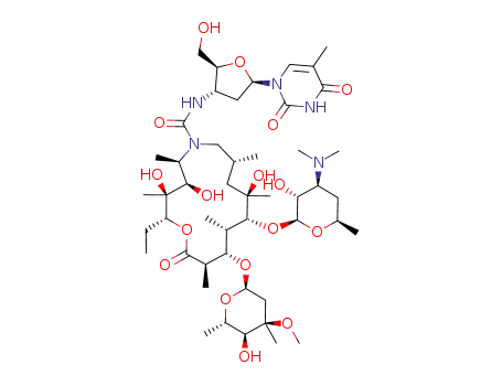 9a-aza-9a-[(3'-deoxythymidin-3'-yl)aminocarbonyl]-9-deoxo-9a-homoerythromycin A