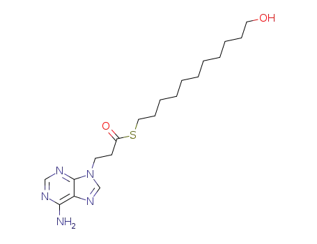 11-[2-(9-adeninyl)propionylthio]-1-undecanol
