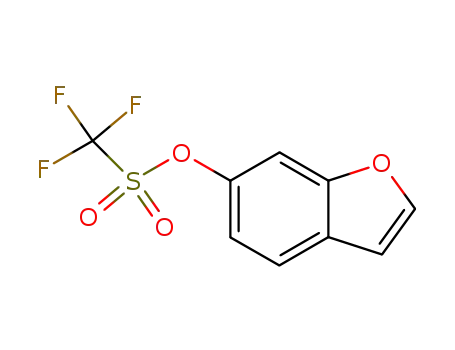 Methanesulfonic acid, trifluoro-, 6-benzofuranyl ester