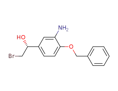 (1R)-1-[3-amino-4-(phenylmethoxy)phenyl]-2-bromoethan-1-ol