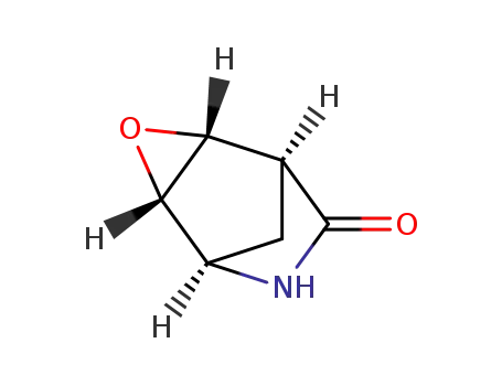 Molecular Structure of 329910-40-9 (3-Oxa-6-azatricyclo[3.2.1.02,4]octan-7-one,(1S,2R,4S,5R)-(9CI))