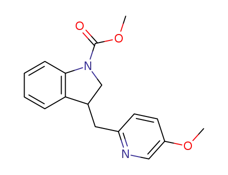 3-(5-Methoxypyridin-2-ylmethyl)-2,3-dihydroindol-1-carbonsaeuremethylester