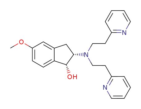 (1R,2S)-2-[Bis-(2-pyridin-2-yl-ethyl)-amino]-5-methoxy-indan-1-ol