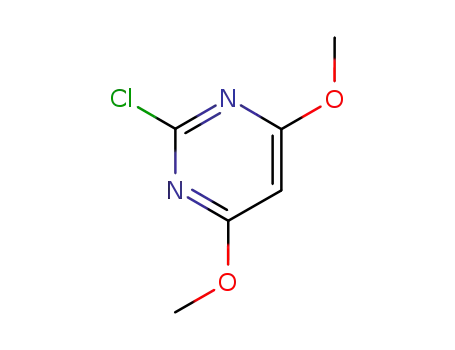 Molecular Structure of 13223-25-1 (2-Chloro-4,6-dimethoxypyrimidine)