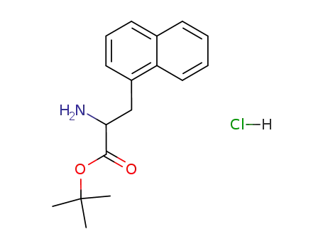 2-amino-3-naphthalen-1-yl-propionic acid tert-butyl ester; hydrochloride