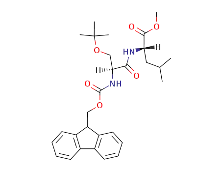 N-(9-fluorenyl)methoxycarbonyl-(O-tert-butyl)-L-seryl-L-leucine methyl ester