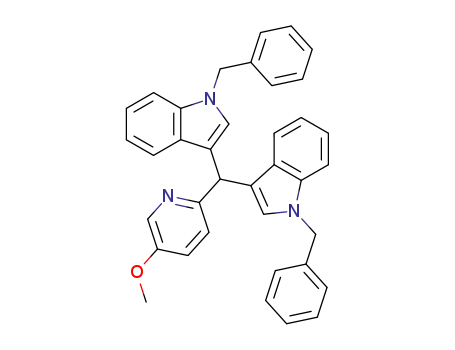 Bis-(1-benzylindol-3-yl)-5-methoxypyridin-2-yl-methan