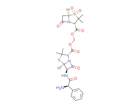 Molecular Structure of 76497-13-7 (Sultamicillin)