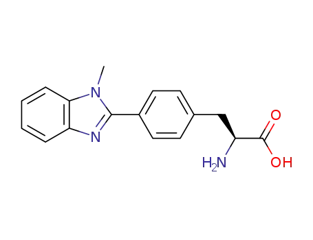 2-amino-3-[4-(1-methyl-1H-benzoimidazol-2-yl)-phenyl]-propionic acid