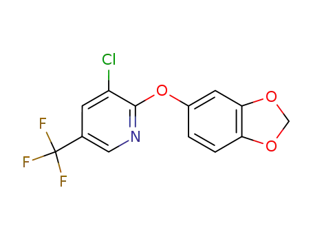 2-[5-(1,3-benzodioxolyl)oxy]-3-chloro-5-(trifluoromethyl)pyridine