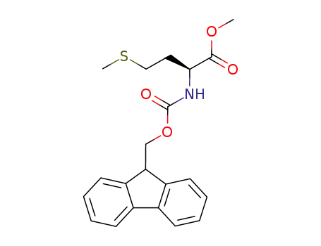 Molecular Structure of 500872-34-4 (L-Methionine, N-[(9H-fluoren-9-ylmethoxy)carbonyl]-, methyl ester)